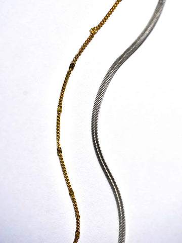 Dreamteam Necklace Set - Mila & Amélie Snakechain