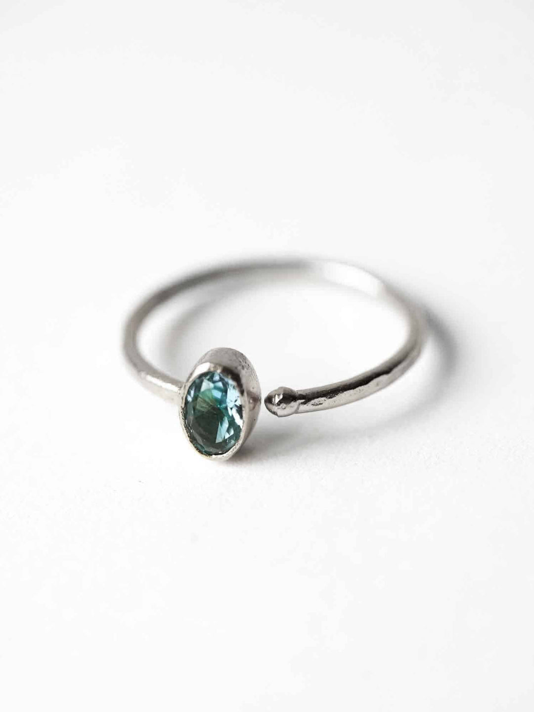 Single Zircone Ring - Fingerring (wasserfest)