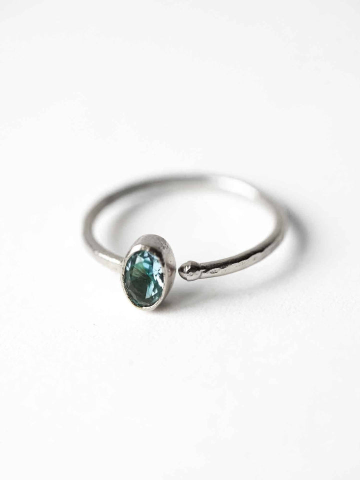 Single Zircone Ring - Fingerring (wasserfest)