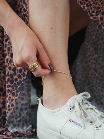 My Satellite Anklet - Fusskette (wasserfest)