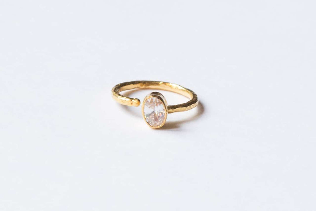 Single Zircone Ring - Fingerring