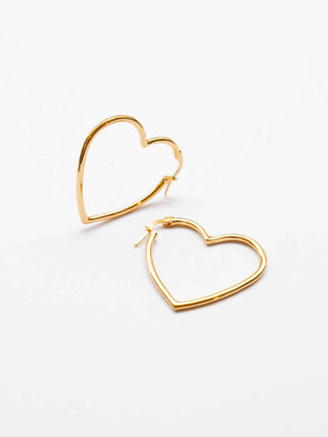 Heart Hoop - Creolen (wasserfest)