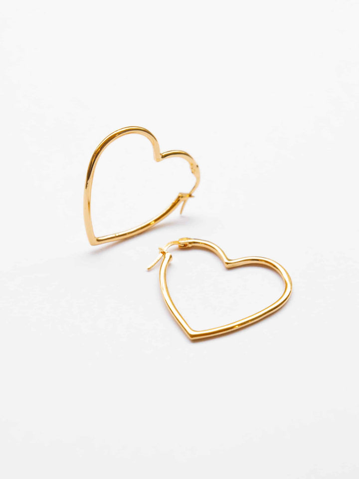 Heart Hoop - Creolen (wasserfest)