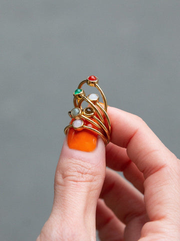 Adriana Ring - Fingerring (wasserfest)