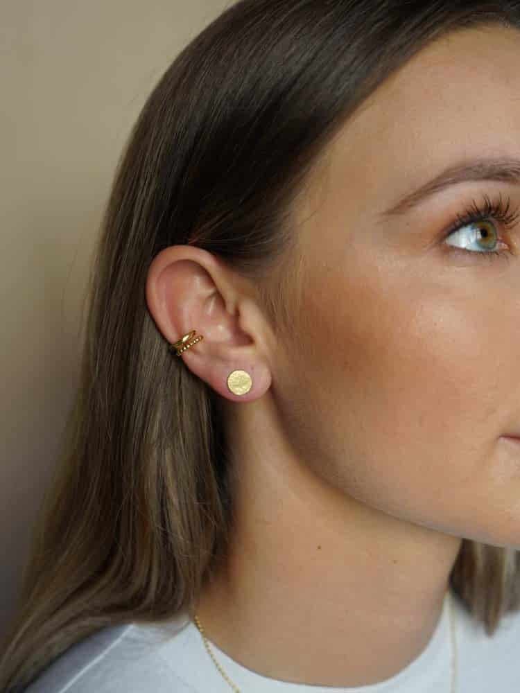 Coin Stud - Ohrstecker (wasserfest)