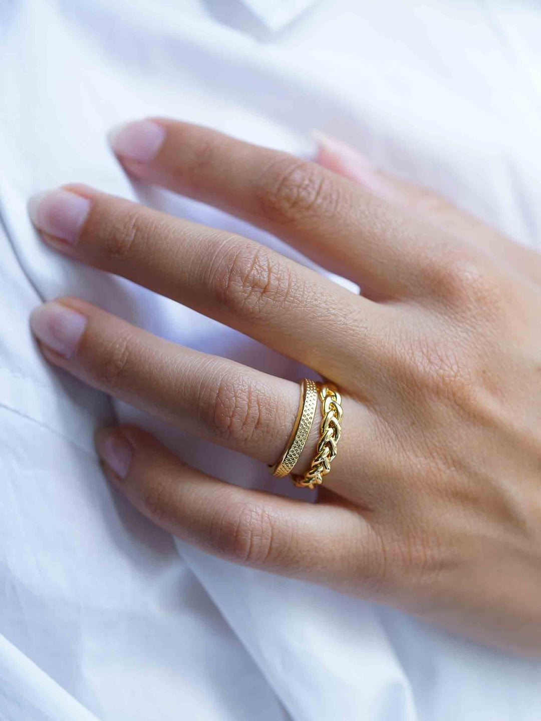 Bold Braided Ring - Fingerring (waterproof)