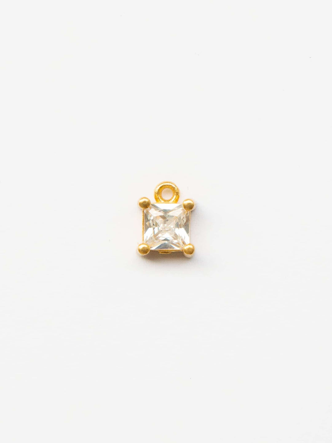 Personalized Square Crystal Charm - Anhänger (wasserfest)