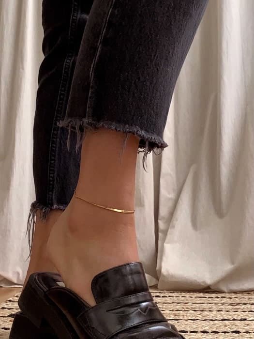 Amélie Anklet - Fusskette (wasserfest)