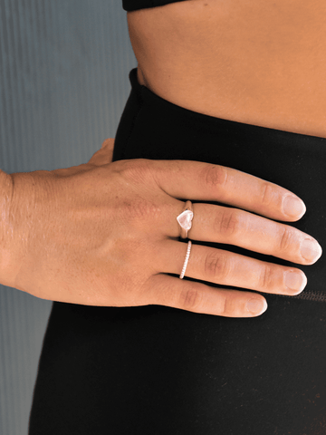 Bold Heart Ring - Fingerring (wasserfest)
