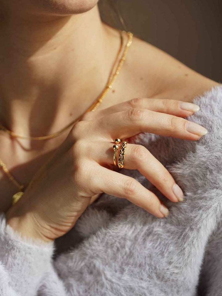 Bold Braided Ring