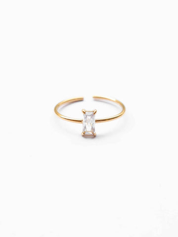 Vertical Hannah Ring - Fingerring (wasserfest)