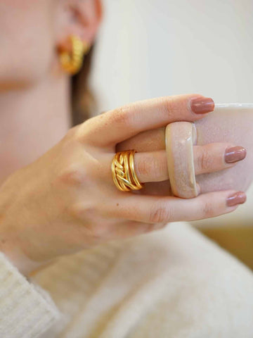 Limited Knot Ring - Fingerring (wasserfest)