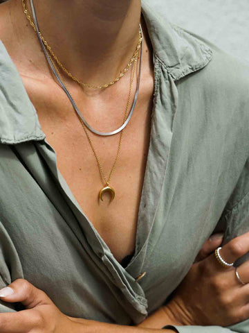 Moon Necklace - Halskette (wasserfest)