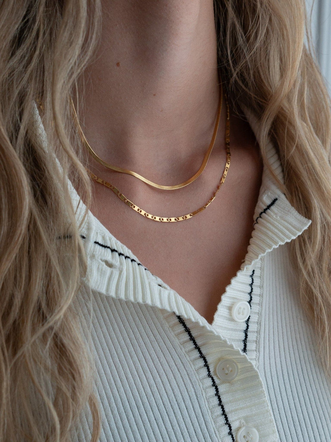 Amelié Cecilia Necklace - Halsketten Layering Set (wasserfest)