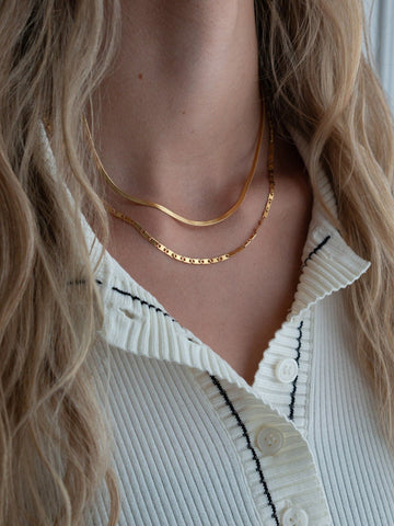 Amelié Cecilia Necklace - Halsketten Layering Set (wasserfest)