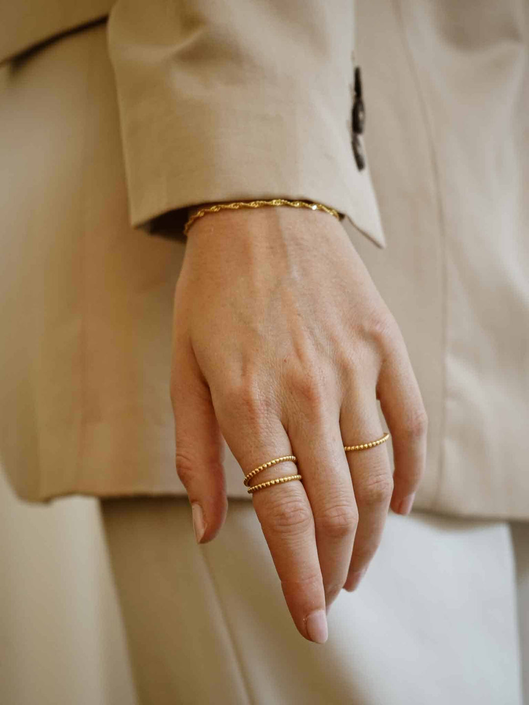 Dotted Ring - Echtgold (14K / 18K)