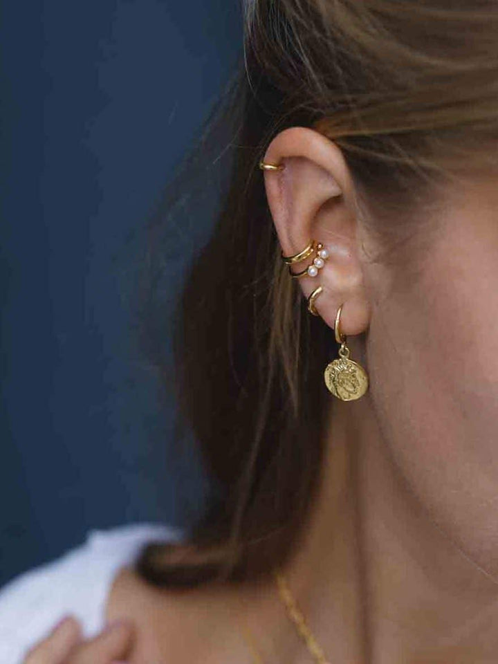 Eve Huggie Creolen - Echtgold (14K / 18K)