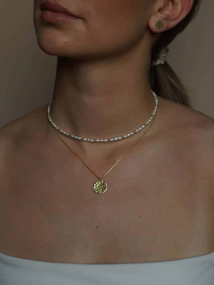 Coin Necklace - Halskette - Echtgold (18K)