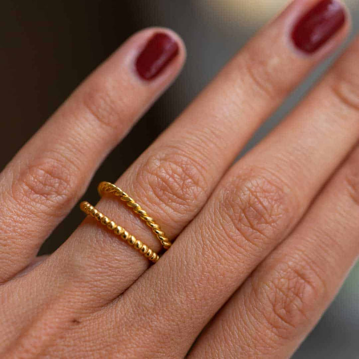 Twisted Ring - Echtgold (14K / 18K)