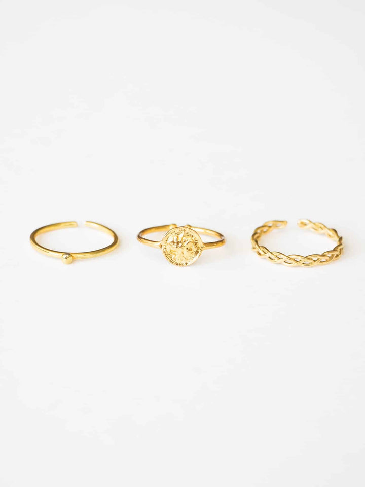 Roman Love Ring Set (waterproof)