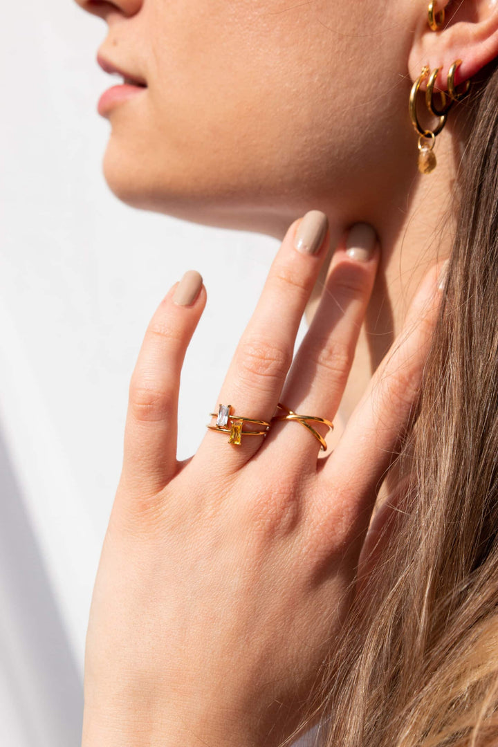 Vertical Hannah Ring Set (wasserfest)