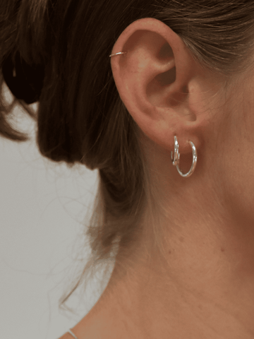 Ava Infinity Hoop - Creolen Set (wasserfest)