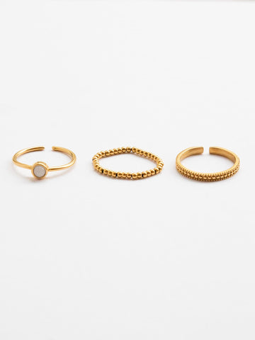 India Moon Ring Set (wasserfest)