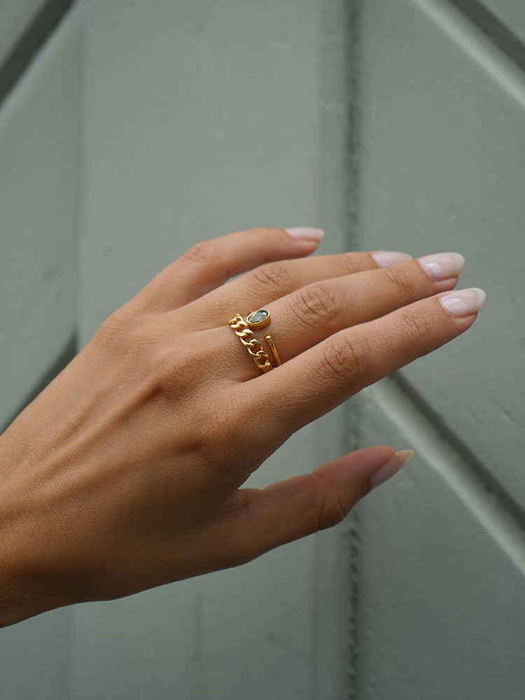 Single Zircone Ring - Fingerring