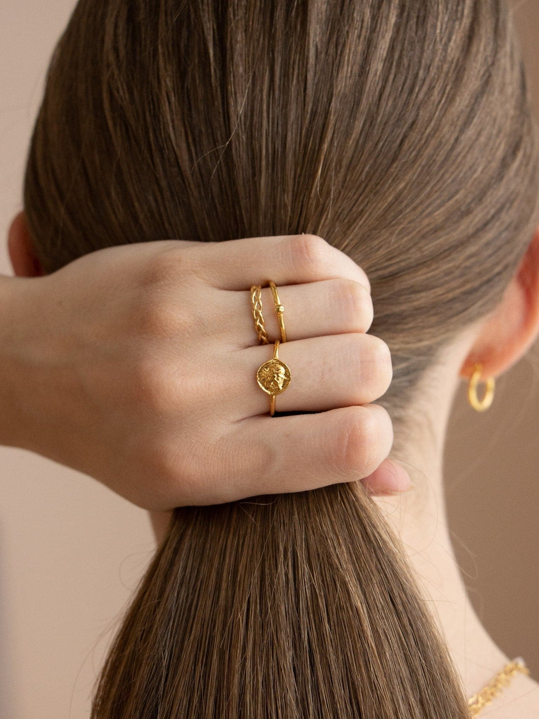 Roman Love Ring Set (waterproof)
