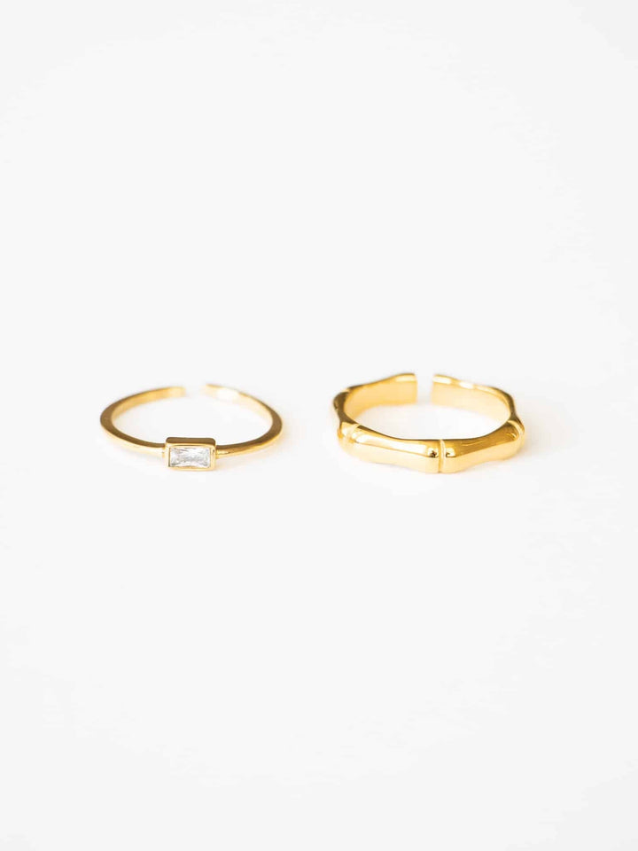 Bamboo Hannah Ring Set (wasserfest)