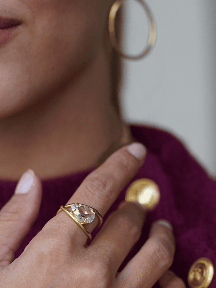 Limited Crystal Ring - Fingerring (wasserfest)