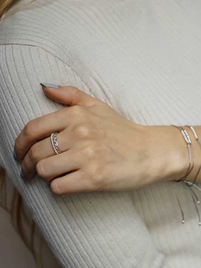 Braided Ring - Fingerring (wasserfest)