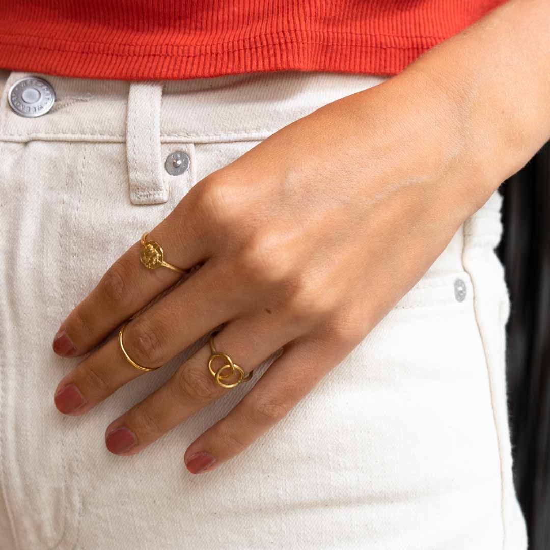Double Circle Ring - Fingerring
