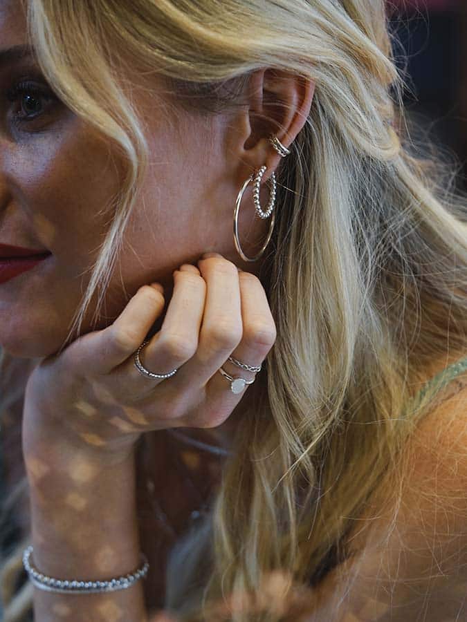 Mia Twisted Earcuff - Ohrklemme (wasserfest)