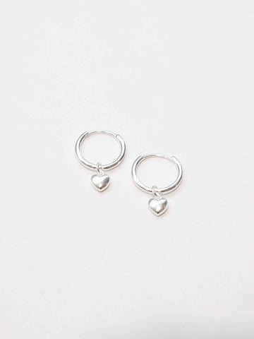 Bold Heart Infinity Hoops - Creolen (wasserfest)