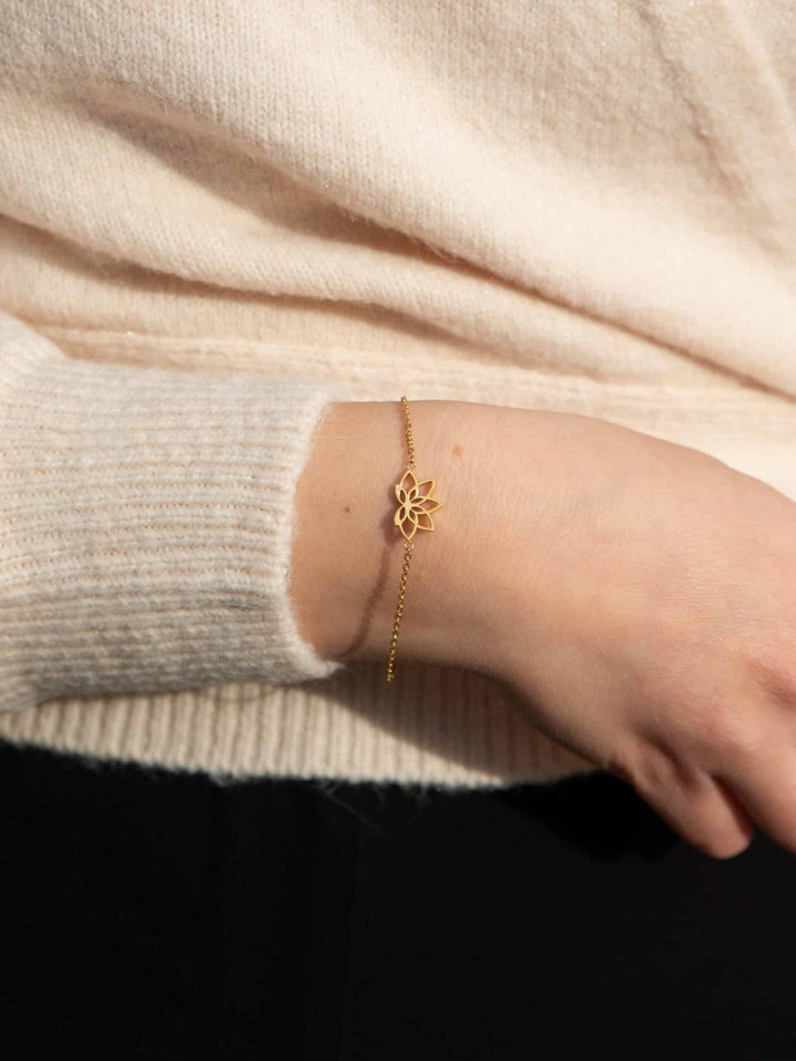 Lotus Bracelet - Armkette (wasserfest)