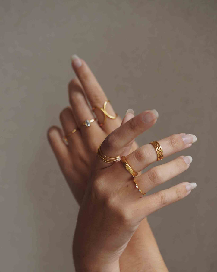 Midi Diamond Ring - Fingerring