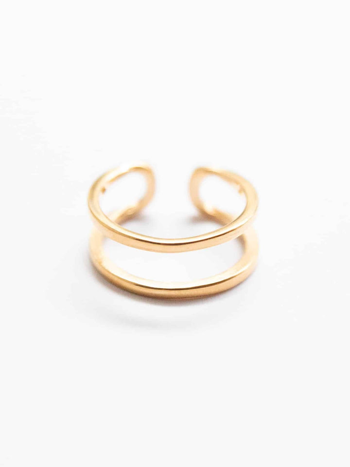 Double Row Ring - Fingerring (wasserfest)
