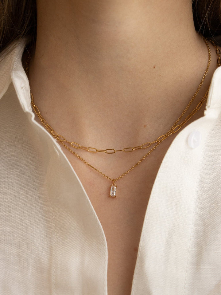 Lil Brooklyn Hannah Necklace - Halsketten Layering Set (wasserfest)