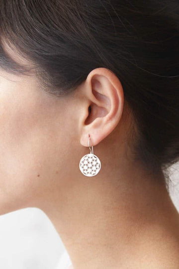 Flower of Life Earring - Ohrring (wasserfest)