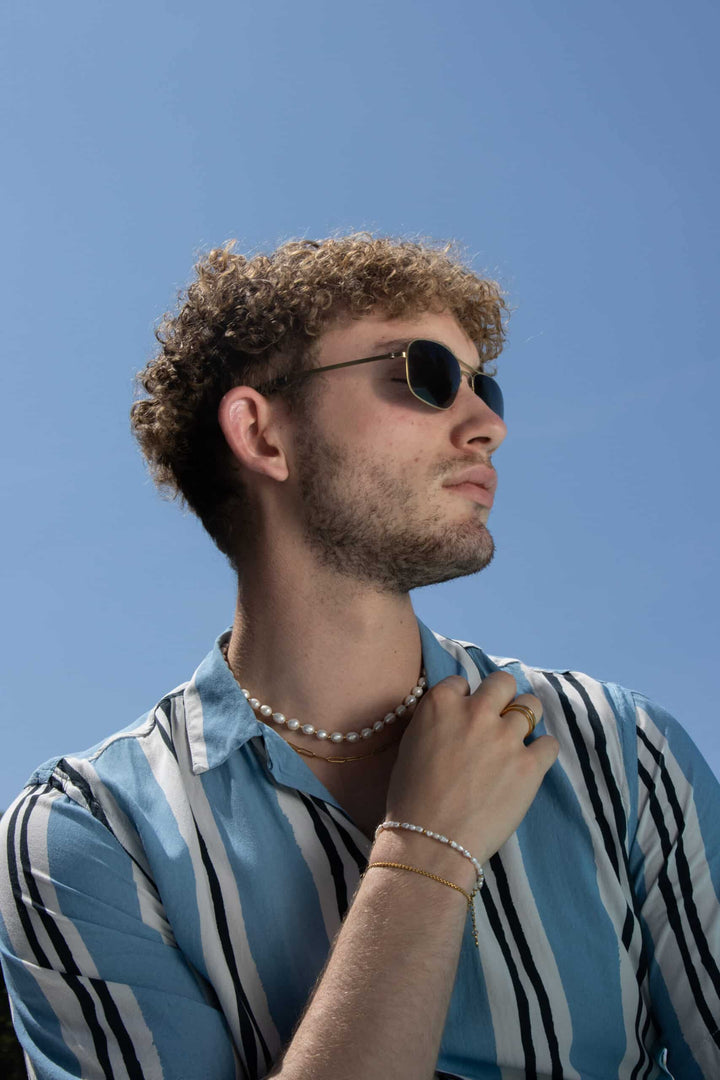 Sam Pearl Bracelet - Armkette Men (wasserfest)