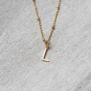 Personalized Letter Charm - Anhänger (wasserfest)