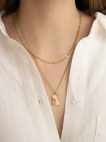 Mila Giselle Necklace - Halsketten Layering Set (wasserfest)