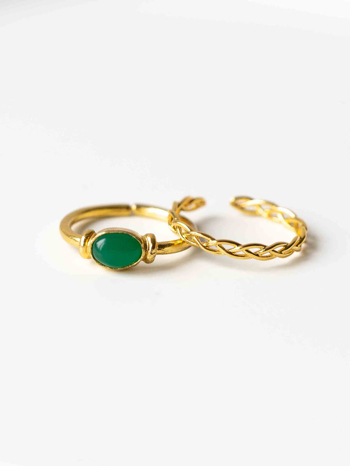 Vintage Braided Ring Set (wasserfest)