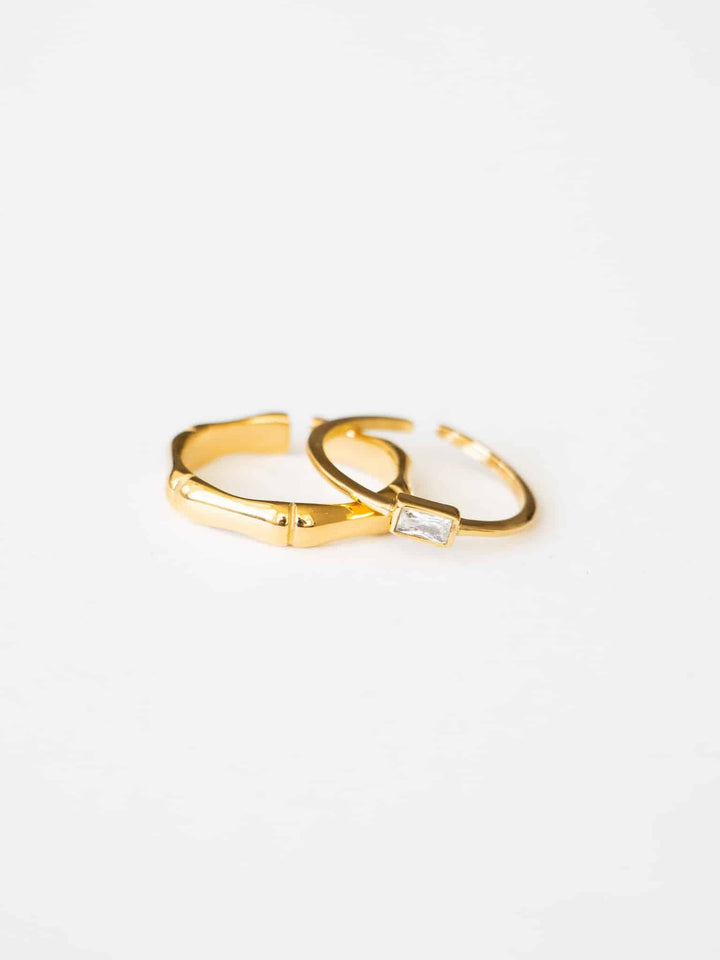 Bamboo Hannah Ring Set (wasserfest)