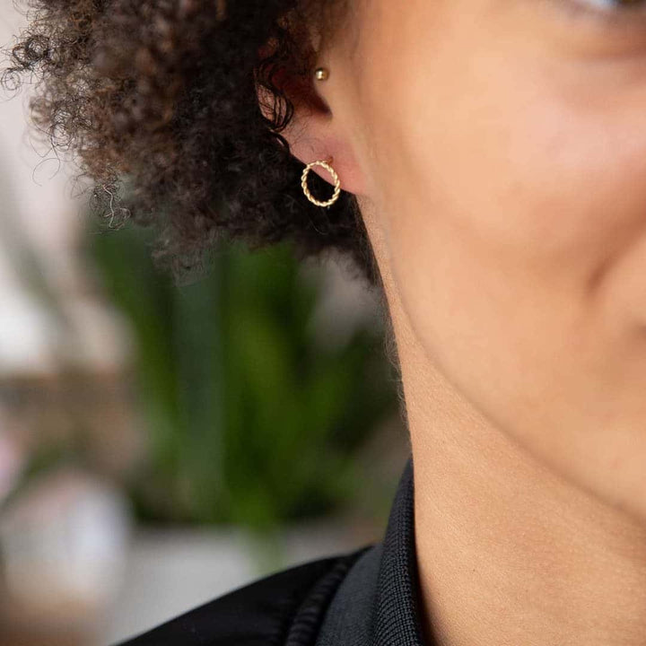 Olivia Twist Stud - Ohrstecker (wasserfest)