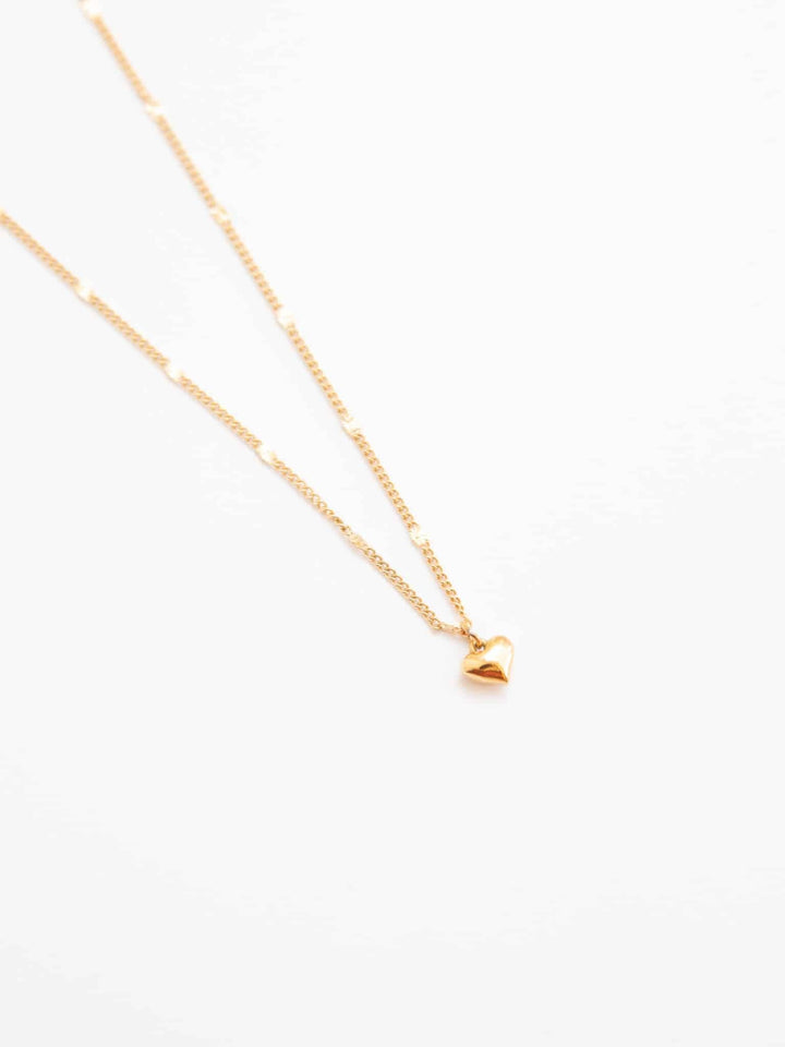 Mila Bold Heart Necklace - Halskette (wasserfest)