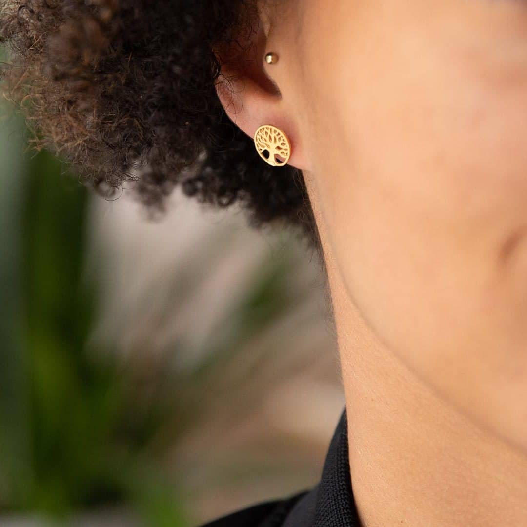Tree of life Stud - Ohrstecker (wasserfest)