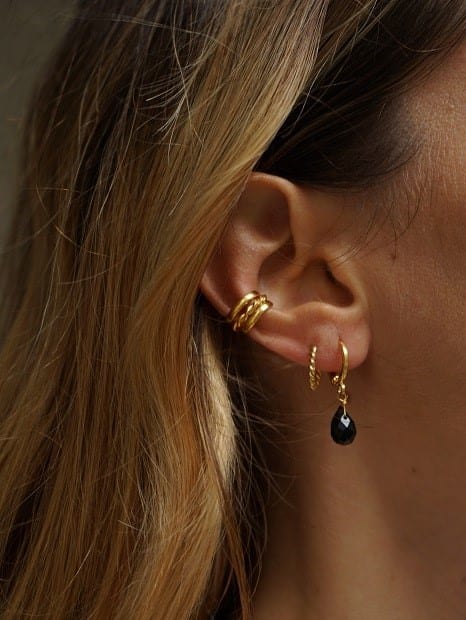 Mia Twisted Earcuff - Ohrklemme (wasserfest)