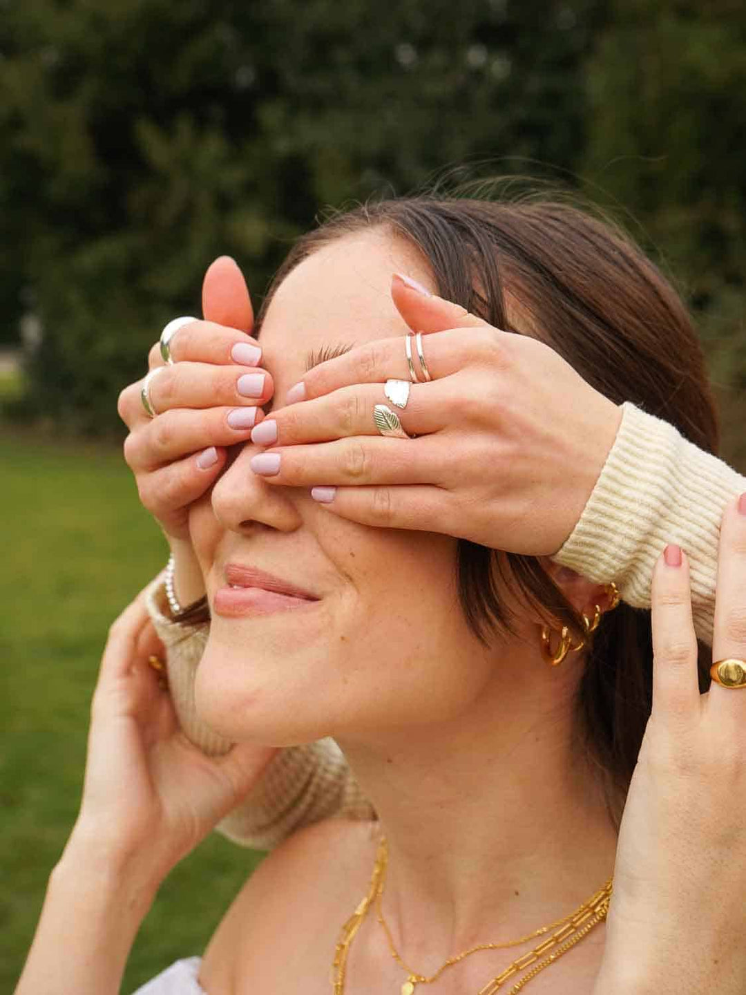 Double Row Ring - Fingerring (wasserfest)